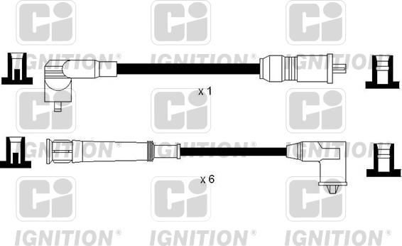 Quinton Hazell XC1164 - Комплект запалителеи кабели vvparts.bg