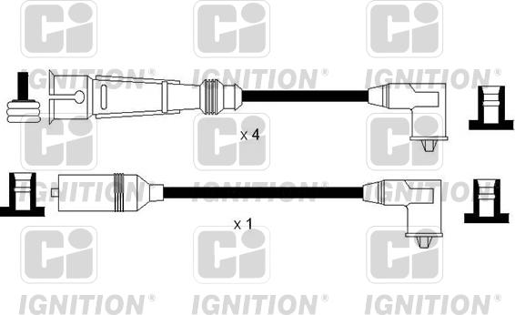 Quinton Hazell XC1160 - Комплект запалителеи кабели vvparts.bg