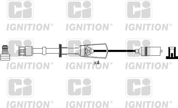 Quinton Hazell XC1161 - Комплект запалителеи кабели vvparts.bg