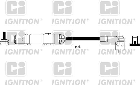 Quinton Hazell XC1162 - Комплект запалителеи кабели vvparts.bg
