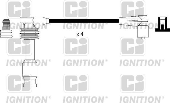 Quinton Hazell XC1138 - Комплект запалителеи кабели vvparts.bg