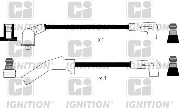 Quinton Hazell XC1132 - Комплект запалителеи кабели vvparts.bg