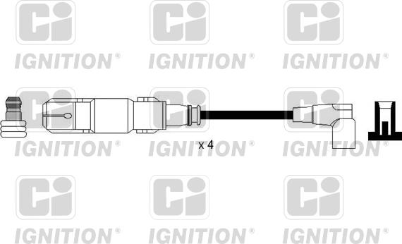 Quinton Hazell XC1124 - Комплект запалителеи кабели vvparts.bg