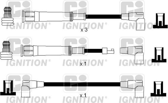 Quinton Hazell XC1123 - Комплект запалителеи кабели vvparts.bg