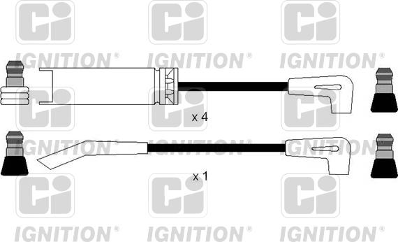 Quinton Hazell XC1127 - Комплект запалителеи кабели vvparts.bg