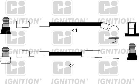 Quinton Hazell XC1174 - Комплект запалителеи кабели vvparts.bg