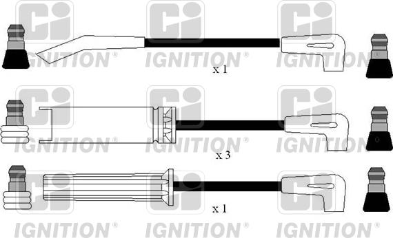 Quinton Hazell XC1172 - Комплект запалителеи кабели vvparts.bg