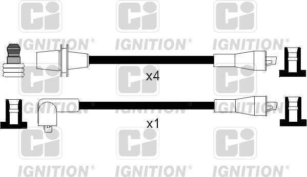 Quinton Hazell XC117 - Комплект запалителеи кабели vvparts.bg