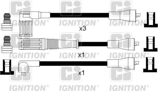 Quinton Hazell XC181 - Комплект запалителеи кабели vvparts.bg