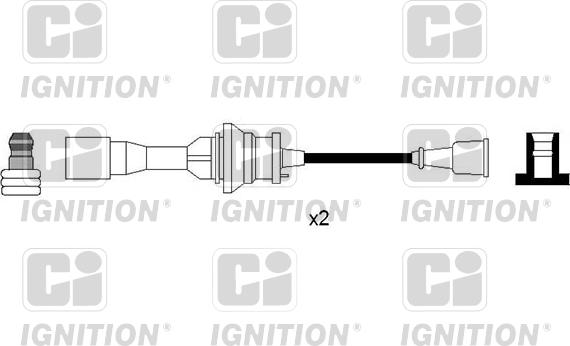 Quinton Hazell XC1215 - Комплект запалителеи кабели vvparts.bg