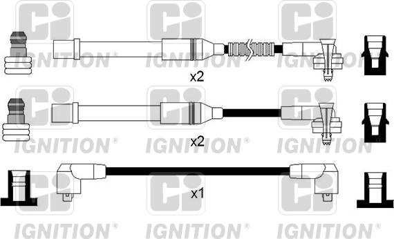 Quinton Hazell XC1213 - Комплект запалителеи кабели vvparts.bg