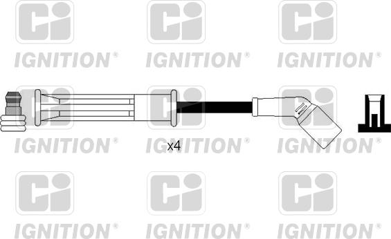 Quinton Hazell XC1234 - Комплект запалителеи кабели vvparts.bg