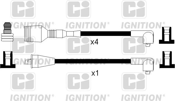 Quinton Hazell XC175 - Комплект запалителеи кабели vvparts.bg