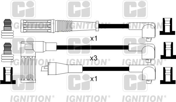 Quinton Hazell XC894 - Комплект запалителеи кабели vvparts.bg