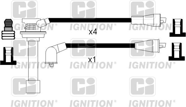 Quinton Hazell XC896 - Комплект запалителеи кабели vvparts.bg