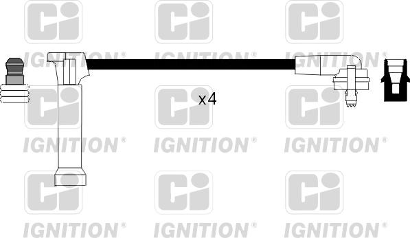 Quinton Hazell XC897 - Комплект запалителеи кабели vvparts.bg