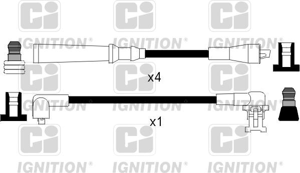 Quinton Hazell XC849 - Комплект запалителеи кабели vvparts.bg