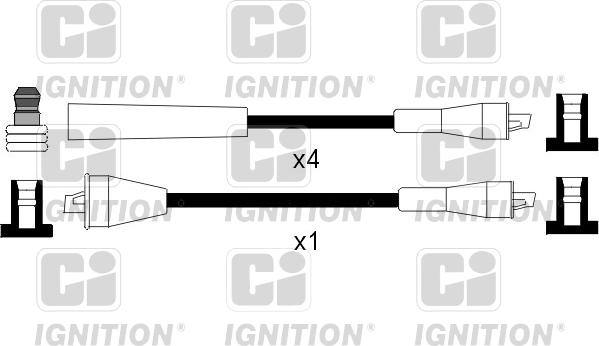 Quinton Hazell XC846 - Комплект запалителеи кабели vvparts.bg