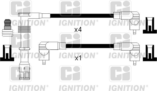 Quinton Hazell XC841 - Комплект запалителеи кабели vvparts.bg