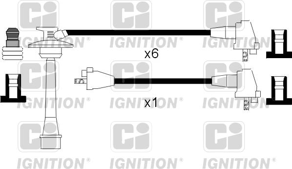 Quinton Hazell XC859 - Комплект запалителеи кабели vvparts.bg