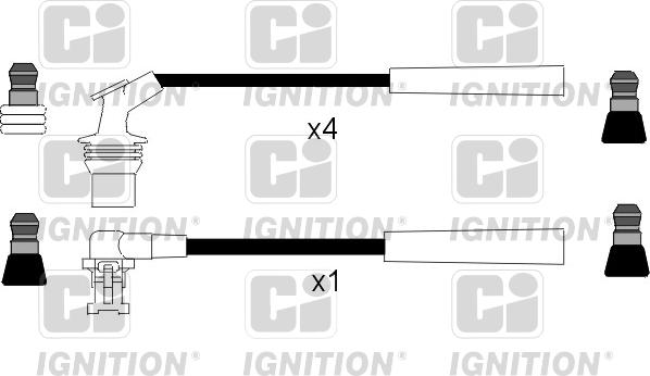 Quinton Hazell XC866 - Комплект запалителеи кабели vvparts.bg