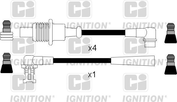 Quinton Hazell XC804 - Комплект запалителеи кабели vvparts.bg