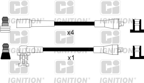 Quinton Hazell XC800 - Комплект запалителеи кабели vvparts.bg