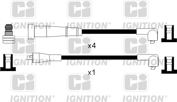 Quinton Hazell XC810 - Комплект запалителеи кабели vvparts.bg