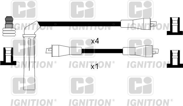 Quinton Hazell XC818 - Комплект запалителеи кабели vvparts.bg