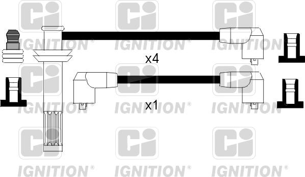 Quinton Hazell XC813 - Комплект запалителеи кабели vvparts.bg