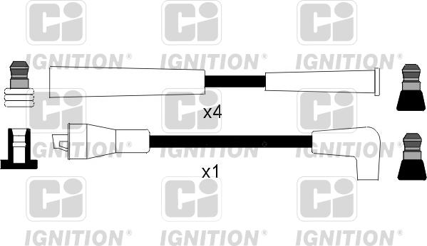 Quinton Hazell XC817 - Комплект запалителеи кабели vvparts.bg