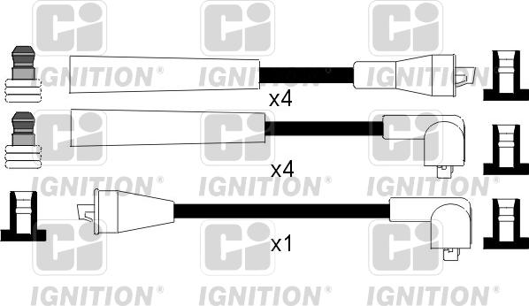 Quinton Hazell XC835 - Комплект запалителеи кабели vvparts.bg