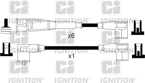 Quinton Hazell XC830 - Комплект запалителеи кабели vvparts.bg