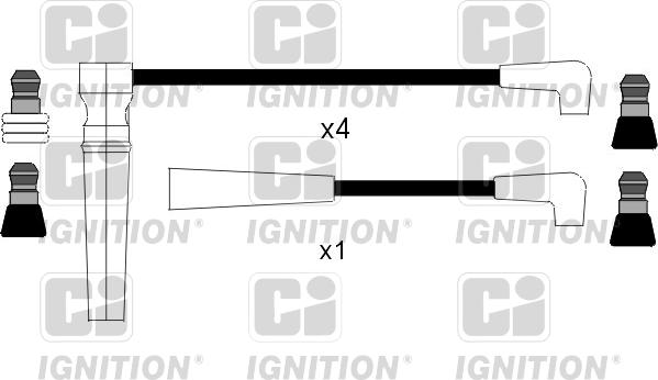Quinton Hazell XC820 - Комплект запалителеи кабели vvparts.bg