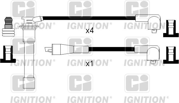 Quinton Hazell XC821 - Комплект запалителеи кабели vvparts.bg