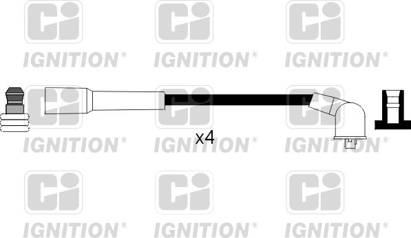 Quinton Hazell XC876 - Комплект запалителеи кабели vvparts.bg