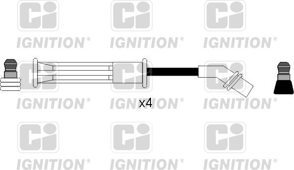 Quinton Hazell XC871 - Комплект запалителеи кабели vvparts.bg