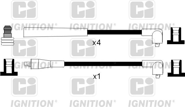 Quinton Hazell XC397 - Комплект запалителеи кабели vvparts.bg