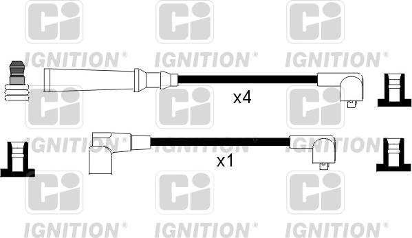 Quinton Hazell XC346 - Комплект запалителеи кабели vvparts.bg