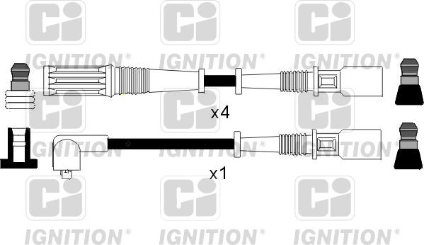 Quinton Hazell XC366 - Комплект запалителеи кабели vvparts.bg