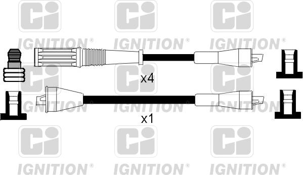 Quinton Hazell XC368 - Комплект запалителеи кабели vvparts.bg