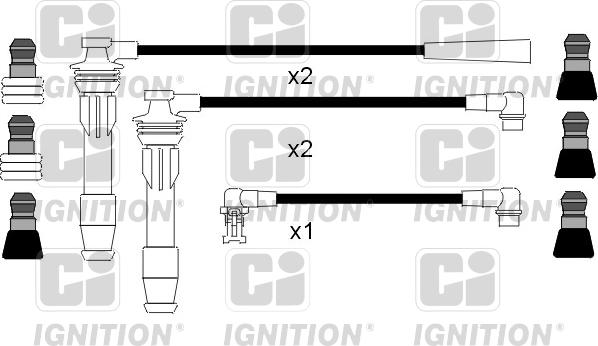 Quinton Hazell XC306 - Комплект запалителеи кабели vvparts.bg