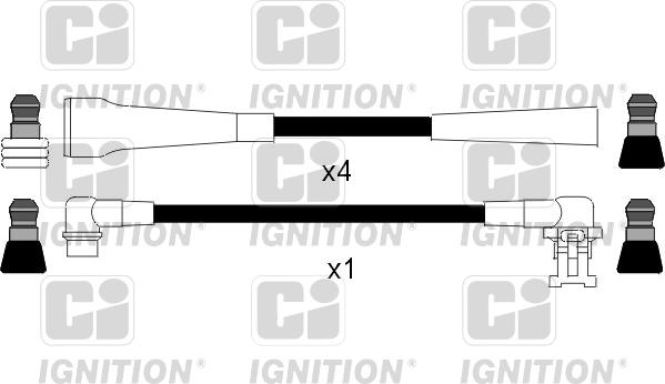 Quinton Hazell XC302 - Комплект запалителеи кабели vvparts.bg