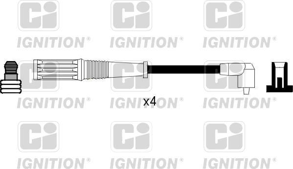 Quinton Hazell XC375 - Комплект запалителеи кабели vvparts.bg