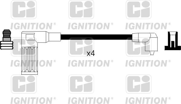 Quinton Hazell XC377 - Комплект запалителеи кабели vvparts.bg