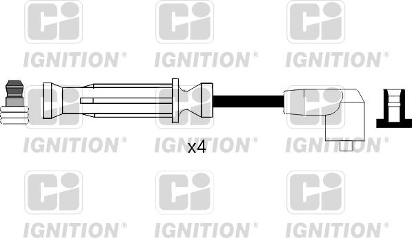 Quinton Hazell XC299 - Комплект запалителеи кабели vvparts.bg