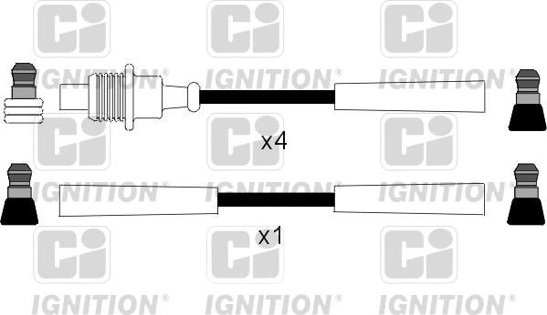 Quinton Hazell XC254 - Комплект запалителеи кабели vvparts.bg