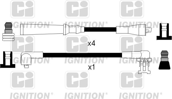 Quinton Hazell XC267 - Комплект запалителеи кабели vvparts.bg