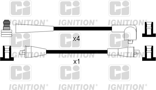 Quinton Hazell XC209 - Комплект запалителеи кабели vvparts.bg