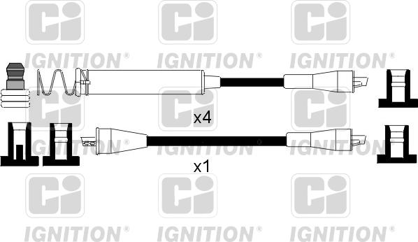 Quinton Hazell XC229 - Комплект запалителеи кабели vvparts.bg